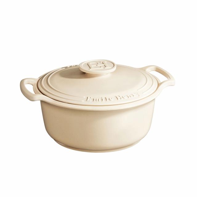 Emile Henry Sublime Kookpan - 4Ltr - Cream