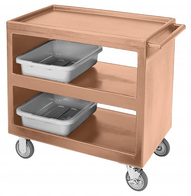 Cambro Serveerwagen met 3 bladen - 950x550x880mm - Coffee Beige