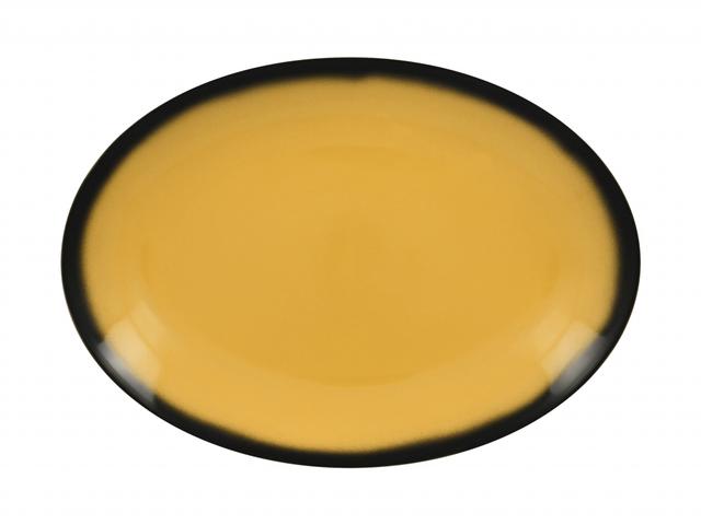 RAK Lea Schaal ovaal - 360x270mm - Yellow