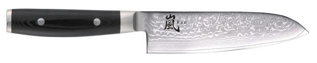 Yaxell Ran Santoku mes - L 165mm - 69 laags roestvrij damast staal met canvas micarta heft