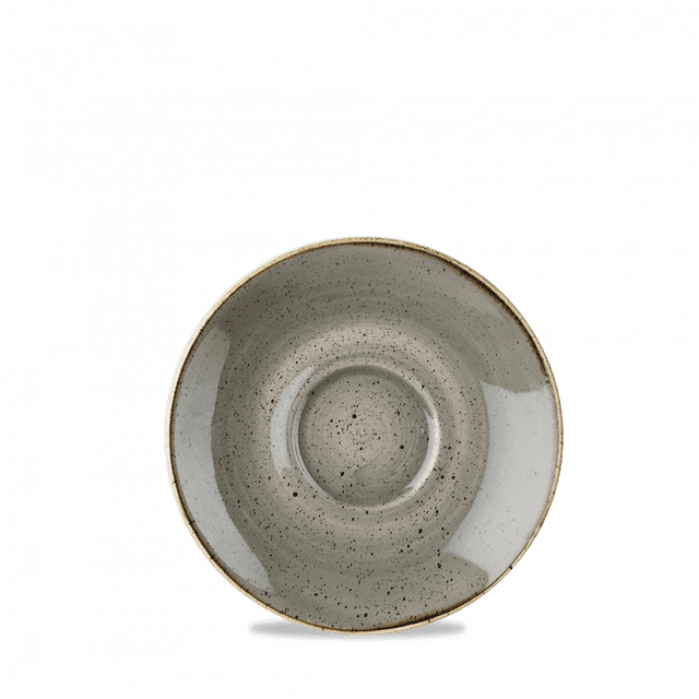 Churchill Stonecast Schotel voor cappuccinokop - Ø156mm - Peppercorn Grey