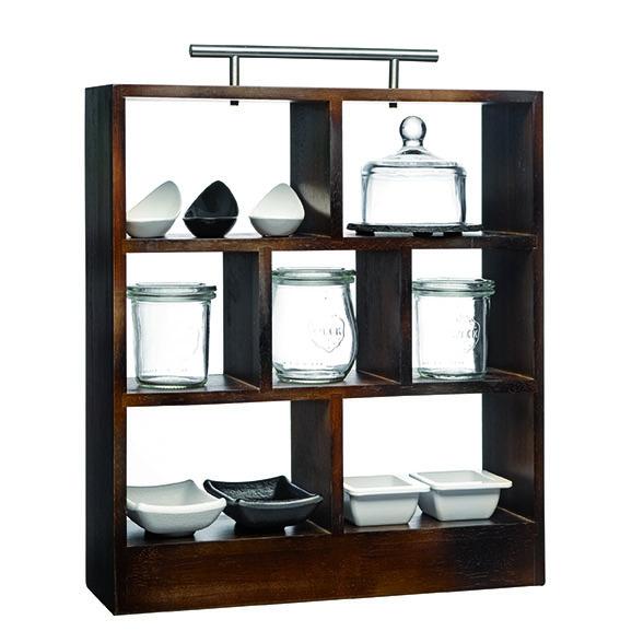 APS High Tea rek - 340x100x420mm - Bruin