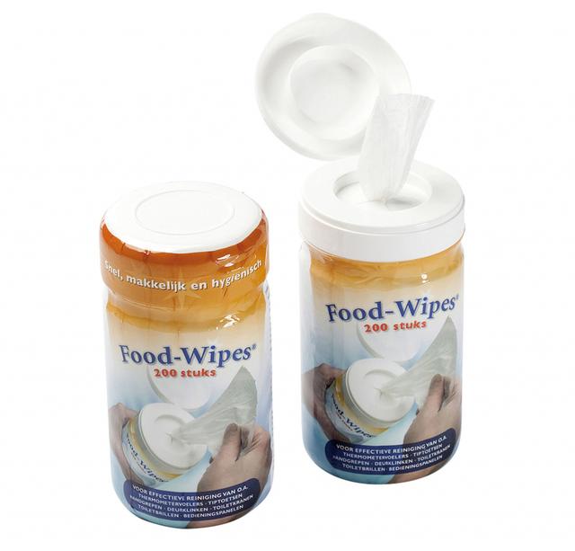 Cooper Atkins Voelerdoekjes 'food-wipes' 200 stuks