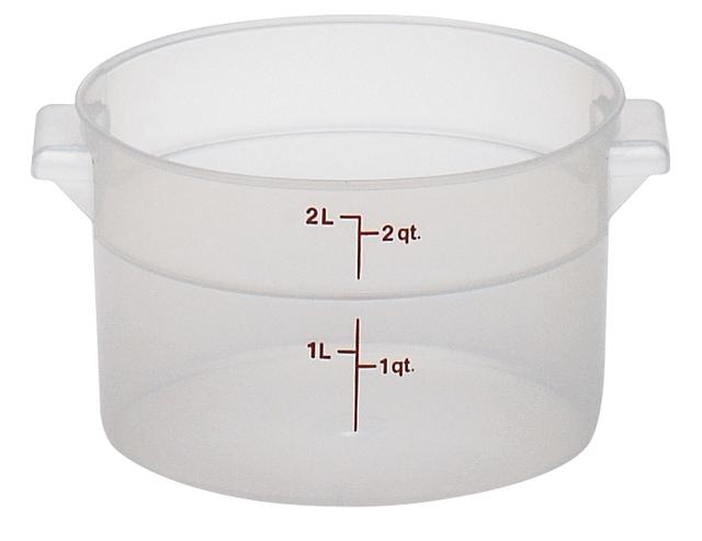 Cambro Voorraadbus zonder deksel - Ø208mm - 1.9 Ltr - Translucent