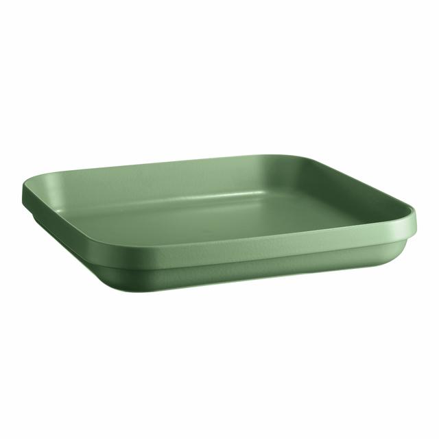 Emile Henry Welcome Schaal vierkant groot - 415x415x65mm - Vert