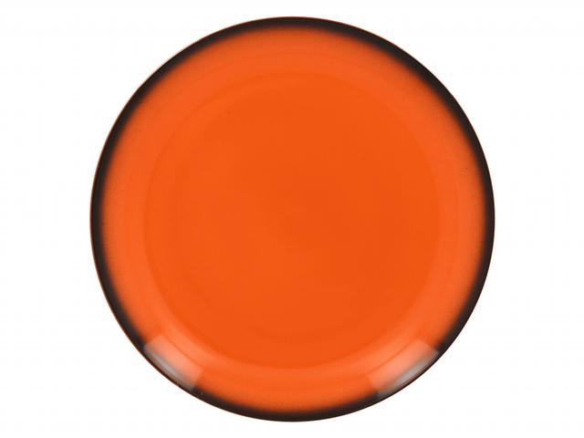 RAK Lea Bord plat coupe - Ø310mm - Orange