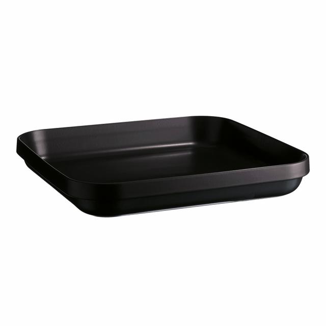 Emile Henry Welcome Schaal vierkant groot - 415x415x65mm - Noir