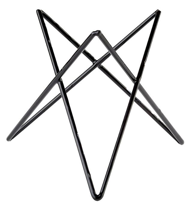 APS Buffetstandaard Prisma - Ø260mm - H 105mm - Zwart