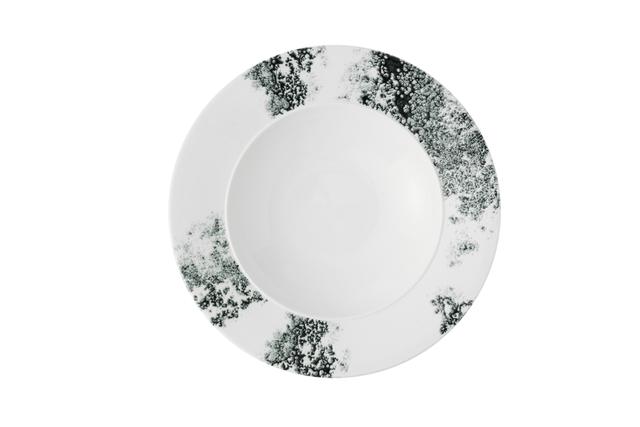 Churchill Alchemy Smoke Bord diep met rand - Ø280mm - Black