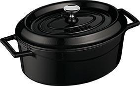 LAVA Trendy Casserole mini ovaal - 0.36Ltr - Black/Black