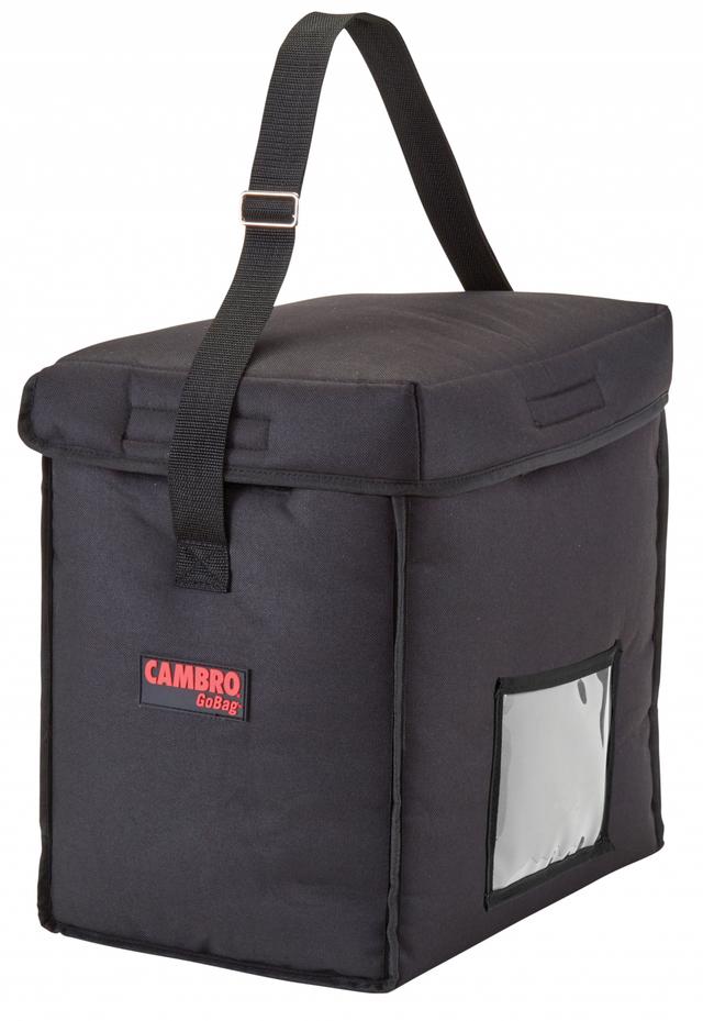 Cambro GoBox kleine delivery bag met bovenlader - 330x228x330mm - Black