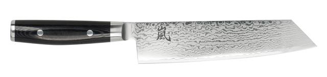 Yaxell Ran Kiritsuke mes - L 200mm - 69 laags roestvrij damast staal met canvas micarta heft