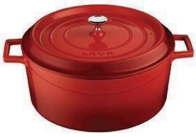 LAVA Casserole rond - Ø200mm - 2.82Ltr - Red/Black