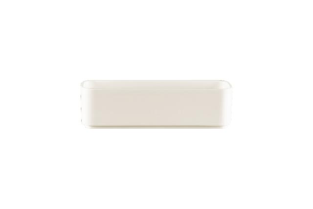 RAK Fractal Bord diep rechthoekig - 240x80x65mm - Ivoris white