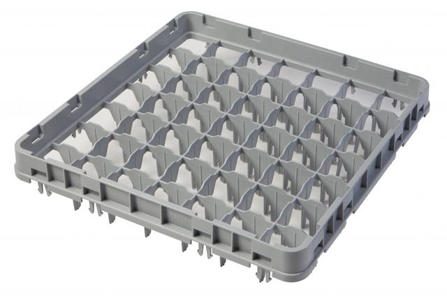 Cambro Opzetstuk full-drop 49 compartimenten - 499x499 H 51mm max 41mm 62x62mm - Soft Gray