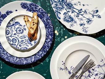 Dinnerware Blue Botanicals